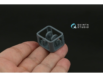 Polikarpov I-16 - Wheels Late Type (3d-printed / For All Kits) - image 3