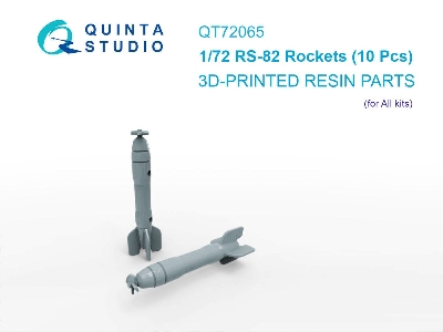 Rs-82 Rockets 3d-printed (10 Pcs / For All Kits) - image 1