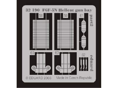 F6F-5N gun bay 1/32 - Trumpeter - image 3