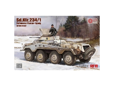 Sd.Kfz. 234/1 Schwerer Panzer Spahwagen - Full Interior - image 1