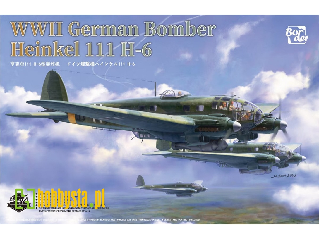 German Wwii Bomber Heinkel He-111 H-6 - image 1