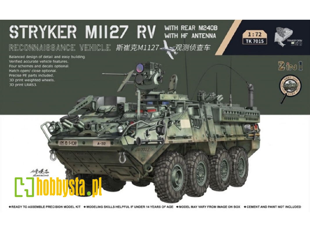 Stryker M1127 Rv With Rear M240b And Hf Antenna - image 1