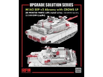 M1a2 Sep V2 Abrams With Crows Lp - Upgrade Solution Series (For Rfm 5156 Kit) - image 2