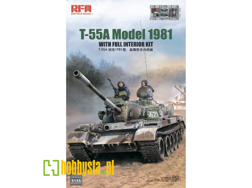 T-55 A Model 1981 With Full Interior Kit - image 1