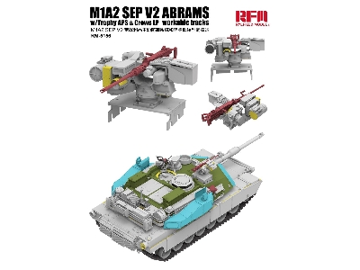 M1a2 Sep V2 Abrams With Trophy Aps & Crows Lp Workable Tracks - image 4