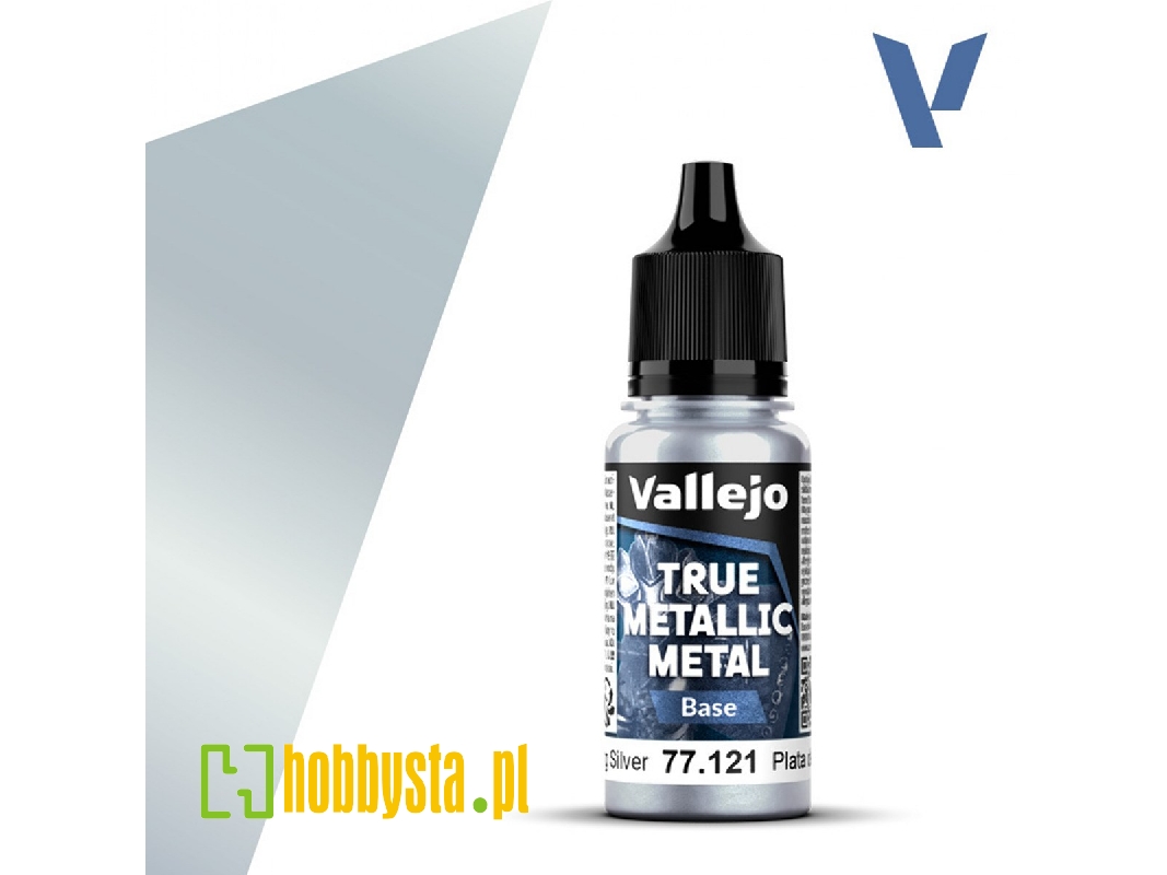 77121 True Metallic Metal Base - Sterling Silver - image 1