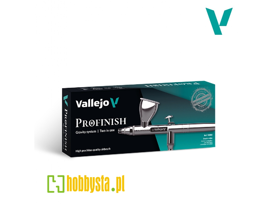 Aerograf Profinish By Vallejo Gravity System 2 In 1 - 0.2 / 0.3 - image 1