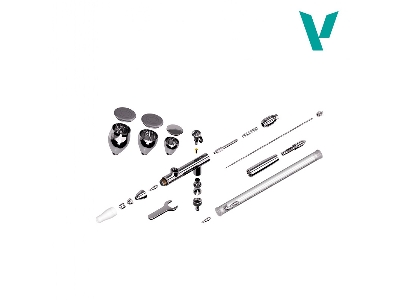 Aerograf Profinish By Vallejo Gravity System 2 In 1 - 0.2 / 0.3 - image 5