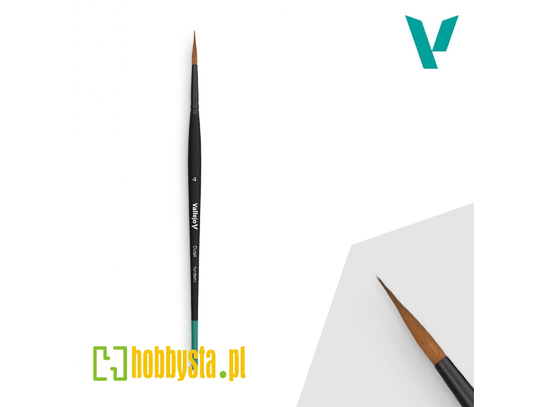 Brush Detail - Round Synthethic No. 4 - image 1