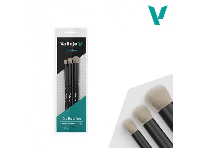 Brush - Drybrush - Natural Set (S, M, L) - image 2