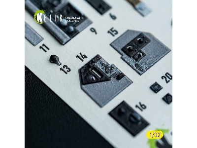 North American F-86 D Sabre - Interior 3d-decals (For Kitty Hawk & Zimi Models Kits) - image 5