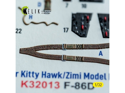 North American F-86 D Sabre - Interior 3d-decals (For Kitty Hawk & Zimi Models Kits) - image 7