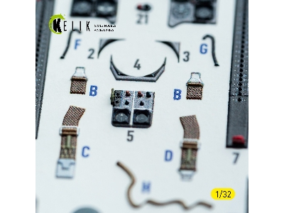 North American F-86 D Sabre - Interior 3d-decals (For Kitty Hawk & Zimi Models Kits) - image 10