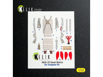 Mikoyan Mig-21 F-13 Export Version- Interior 3d Decals (For Trumpeter Kits) - image 2