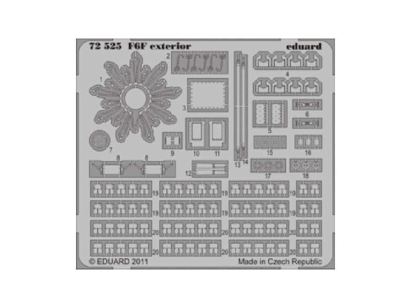 F6F exterior 1/72 - Cyber Hobby - image 1