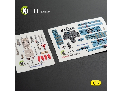 Mikoyan Mig-21 F-13 Export Version- Interior 3d Decals (For Trumpeter Kits) - image 7