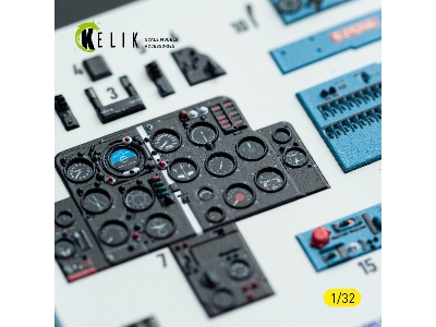 Mikoyan Mig-21 F-13 Export Version- Interior 3d Decals (For Trumpeter Kits) - image 11