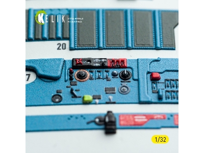 Mikoyan Mig-21 F-13 Export Version- Interior 3d Decals (For Trumpeter Kits) - image 13