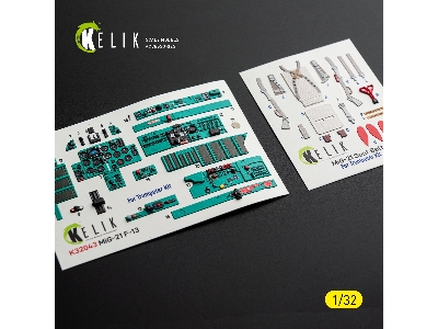 Mikoyan Mig-21 F-13 - Interior 3d Decals (For Trumpeter Kits) - image 5