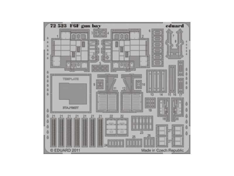 F6F gun bay 1/72 - Eduard - image 1