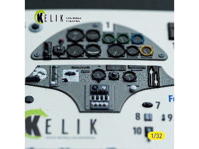 Henschel Hs-123 A-1 - Interior 3d Decals (For Icm Kits) - image 3