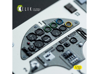 Henschel Hs-123 A-1 - Interior 3d Decals (For Icm Kits) - image 4