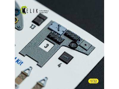 Henschel Hs-123 A-1 - Interior 3d Decals (For Icm Kits) - image 6
