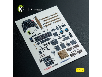 Junkers Ju-87 G Stuka - Interior 3d-decals (For Hasegawa Kits) - image 1