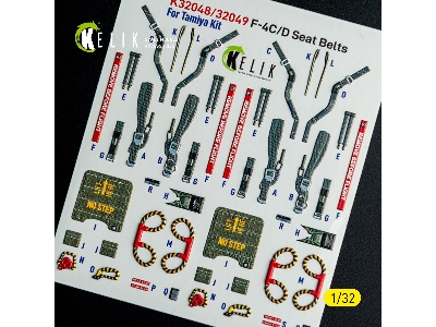Mcdonnel Douglas F-4 C Phantom - Interior 3d-decals (For Tamiya Kits) - image 7