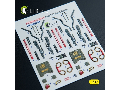 Mcdonnel Douglas F-4 C Phantom - Interior 3d-decals (For Tamiya Kits) - image 8