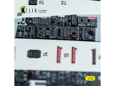 Mcdonnel Douglas F-4 C Phantom - Interior 3d-decals (For Tamiya Kits) - image 12