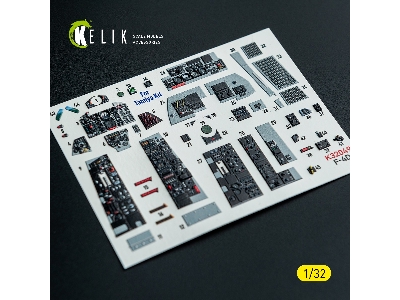 Mcdonnel Douglas F-4 D Phantom - Interior 3d-decals (For Tamiya Kits) - image 9