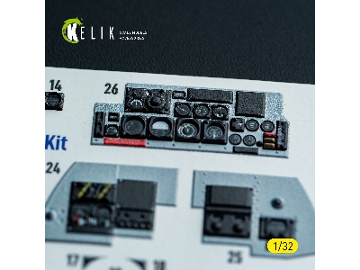 Mcdonnel Douglas F-4 D Phantom - Interior 3d-decals (For Tamiya Kits) - image 11