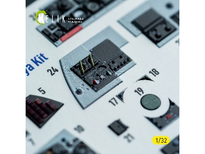 Mcdonnel Douglas F-4 D Phantom - Interior 3d-decals (For Tamiya Kits) - image 12