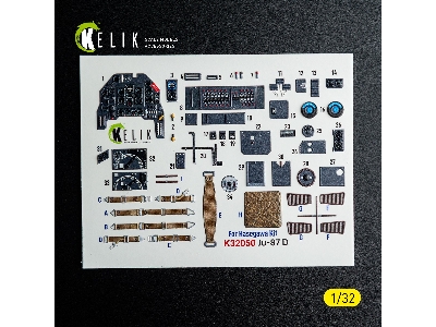Junkers Ju-87 D Stuka - Interior 3d-decals (For Hasegawa Kits) - image 2