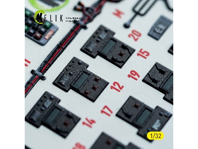 Mcdonnell Douglas F-15 C (Early) - Interior 3d-decals (For Tamiya Kits) - image 16