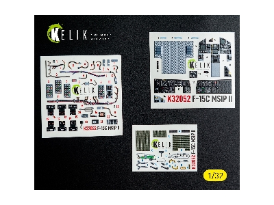 Mcdonnell Douglas F-15 C Msip Ii - Interior 3d-decals (For Tamiya Kits) - image 1