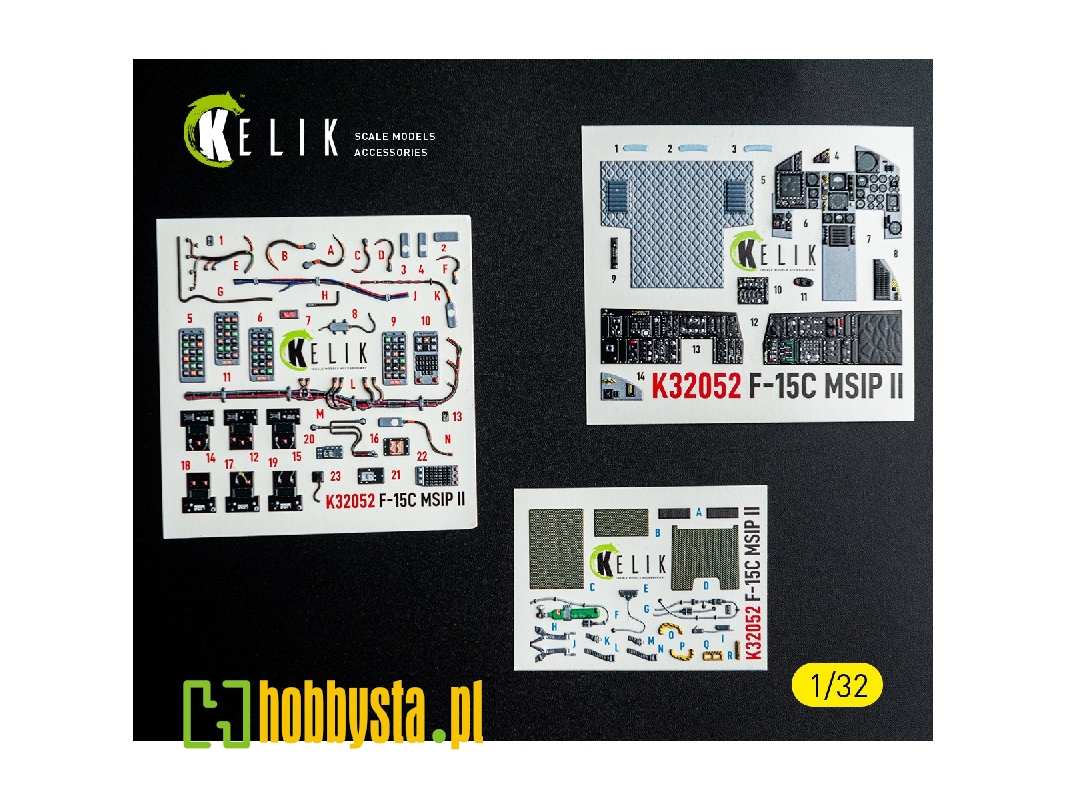 Mcdonnell Douglas F-15 C Msip Ii - Interior 3d-decals (For Tamiya Kits) - image 1