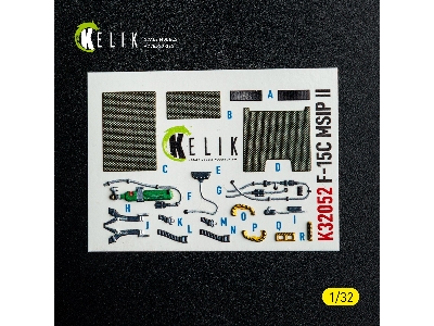 Mcdonnell Douglas F-15 C Msip Ii - Interior 3d-decals (For Tamiya Kits) - image 9