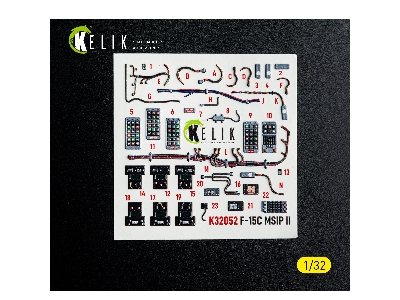 Mcdonnell Douglas F-15 C Msip Ii - Interior 3d-decals (For Tamiya Kits) - image 10