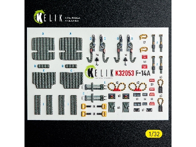 Grumman F-14 A Tomcat - Interior 3d-decals (For Tamiya Kits) - image 2
