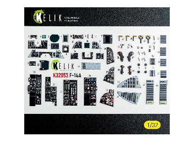 Grumman F-14 A Tomcat - Interior 3d-decals (For Tamiya Kits) - image 10