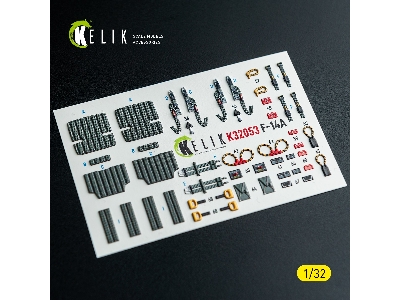 Grumman F-14 A Tomcat - Interior 3d-decals (For Tamiya Kits) - image 13