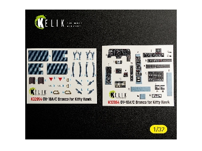 North American Rockwell Ov-10 A/C Bronco - Interior 3d-decals (For Kitty Hawk & Zimi Models Kits) - image 1
