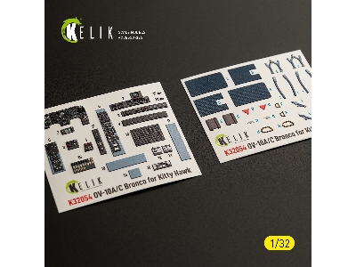 North American Rockwell Ov-10 A/C Bronco - Interior 3d-decals (For Kitty Hawk & Zimi Models Kits) - image 3
