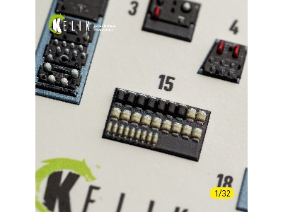 North American Rockwell Ov-10 A/C Bronco - Interior 3d-decals (For Kitty Hawk & Zimi Models Kits) - image 7