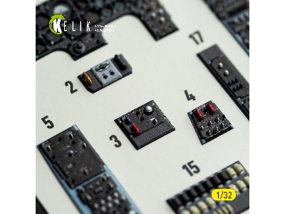 North American Rockwell Ov-10 A/C Bronco - Interior 3d-decals (For Kitty Hawk & Zimi Models Kits) - image 9