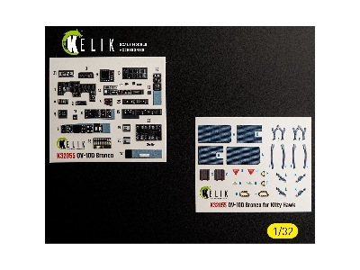 North American Rockwell Ov-10 D Bronco - Interior 3d-decals (For Kitty Hawk & Zimi Models Kits) - image 2