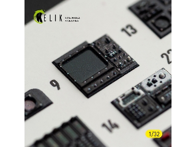 North American Rockwell Ov-10 D Bronco - Interior 3d-decals (For Kitty Hawk & Zimi Models Kits) - image 10