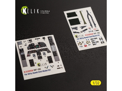 Northrop Rf-5 E - Interior 3d-decals (For Kitty Hawk & Zimi Models Kits) - image 1